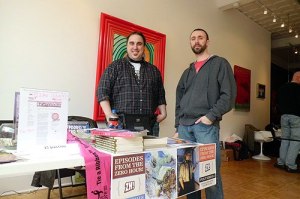 Anthony and Jay pose for a photo at the first annual Asbury Park BookFest.